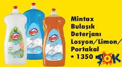 MİNTAX BULAŞIK DETERJANI 1350 ML